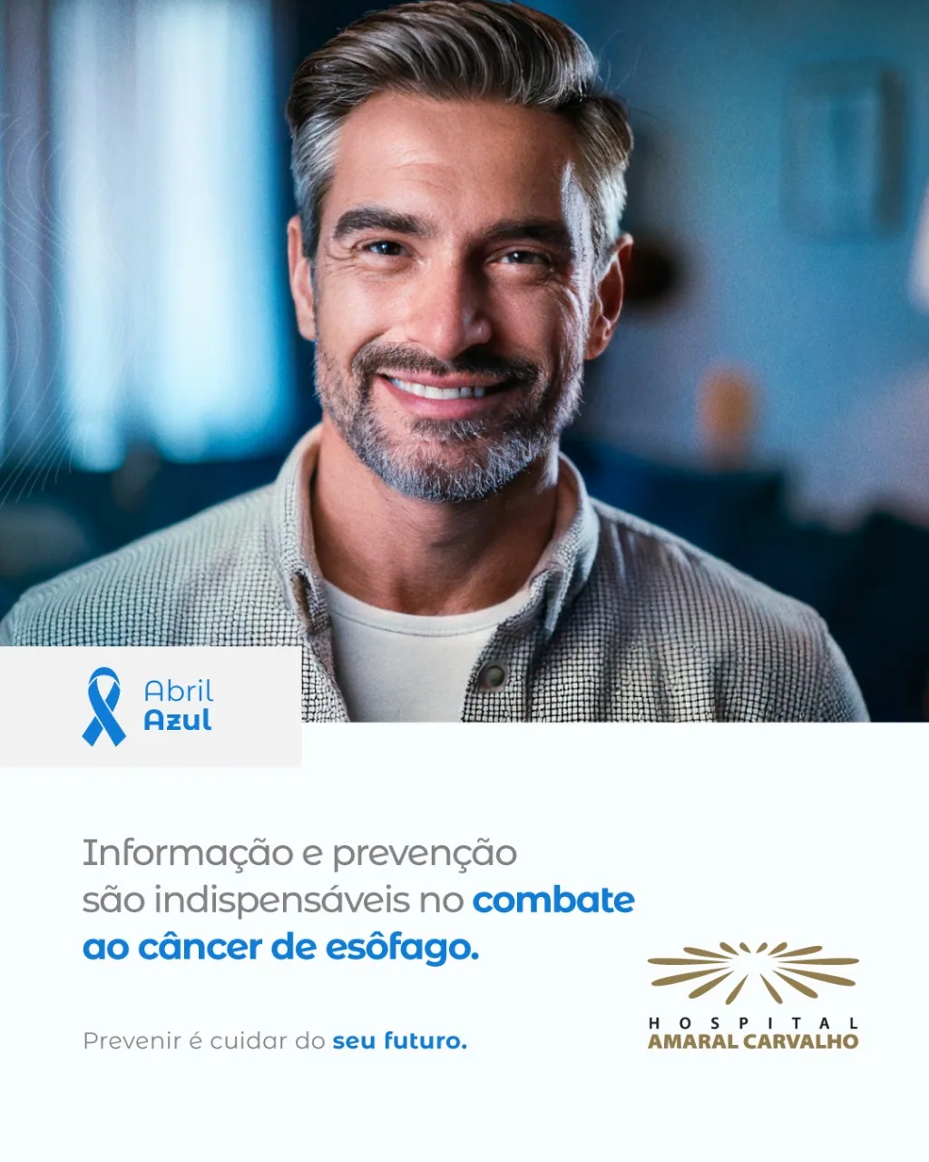 Abril Azul: Conscientização do câncer de esôfago