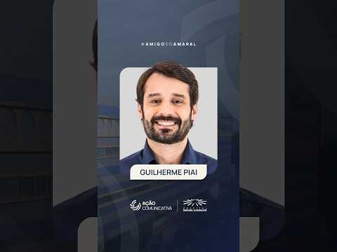 Guilherme Piai em visita ao Hospital Amaral Carvalho