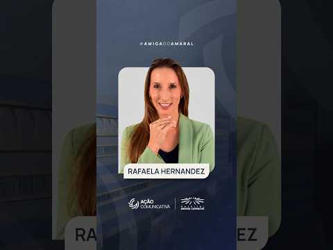 Rafaela Hernandez em visita ao Hospital Amaral Carvalho